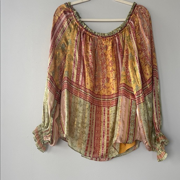 Hale Bob off the shoulder silk top - Picture 5 of 11